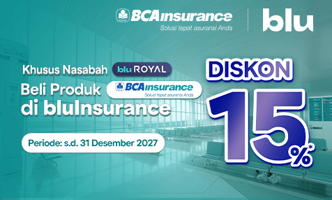 Diskon 15% Beli Produk BCAinsurance di bluInsurance