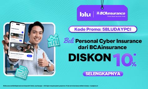 Diskon 10% Beli Personal Cyber Insurance dari BCAinsurance Bayar Pakai blu