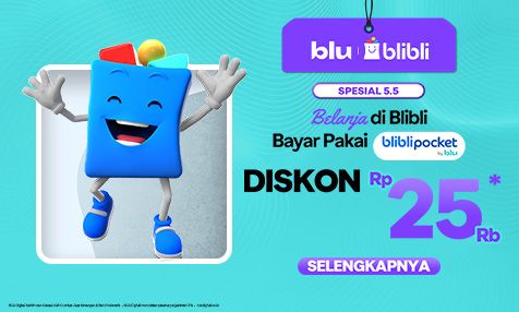 Spesial 5.5, Diskon Rp 25 Ribu Belanja di Blibli Bayar Pakai Blibli Pocket