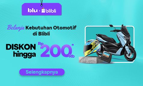 Belanja Kebutuhan Otomotif di Blibli, Diskon hingga Rp 200 Ribu