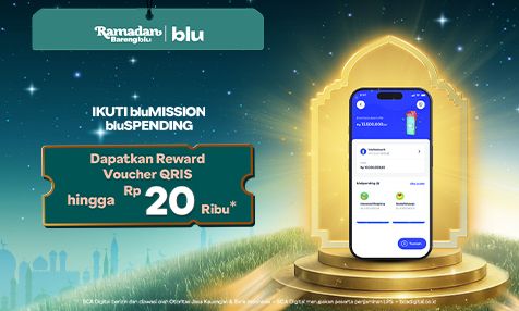 Ikuti bluMission bluSpending, Dapatkan Reward Voucher QRIS hingga Rp 20 Ribu