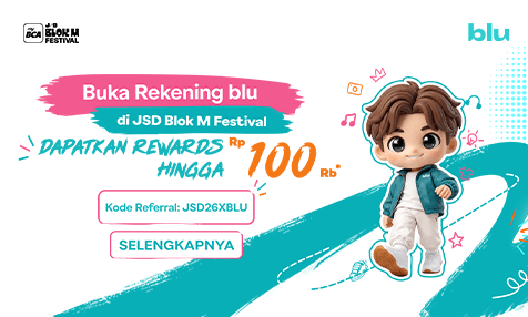 Dapatkan Rewards hingga Rp 100 Ribu dengan Buka Rekening blu di Event JSD 2026