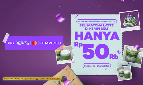 Khusus Nasabah bluRoyal dan bluElite, Beli Matcha Latte di Kempi Deli Hanya Rp 50 Ribu