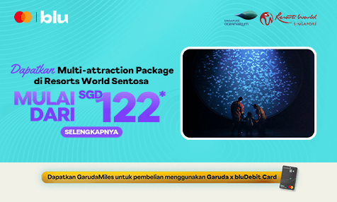 Dapatkan Multi-attraction Package di Resorts World Sentosa Mulai dari SGD 122