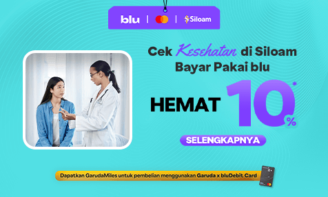 Cek Kesehatan di Siloam Pakai blu Hemat 10%
