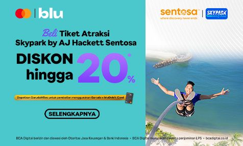 Beli Tiket Atraksi Skypark by AJ Hackett Sentosa Diskon hingga 20%