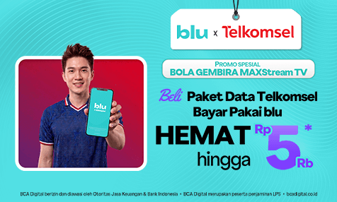 Hemat hingga Rp 5 Ribu Beli Paket Data Telkomsel Bayar Pakai blu