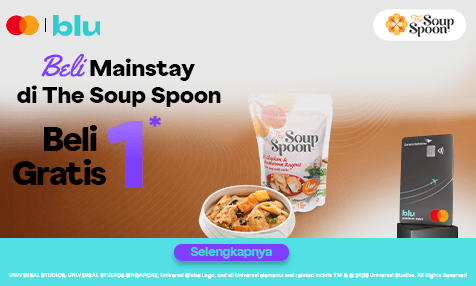 Beli Mainstay di The Soup Spoon Pakai blu, Beli 1 Gratis 1