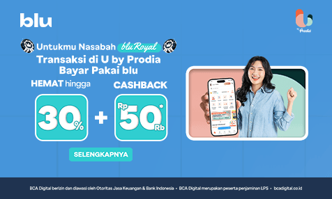 Hemat hingga 30% + Cashback Rp 50 Ribu Transaksi di U by Prodia
